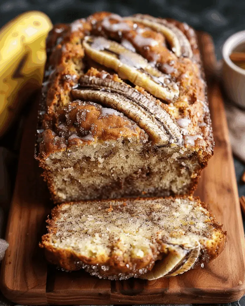 Cinnamon Swirl Banana Bread Recipe
