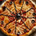 Easy Creepy Crawly Spider Pizza