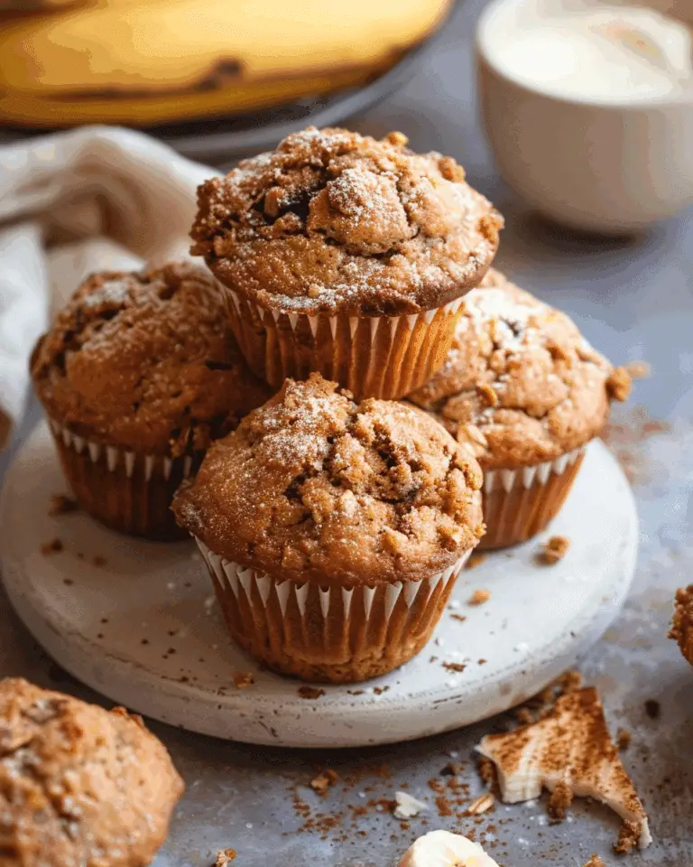 Maple Cinnamon Banana Muffins