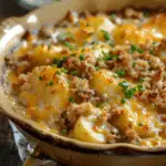 Slow Cooker Cowboy Potato Casserole