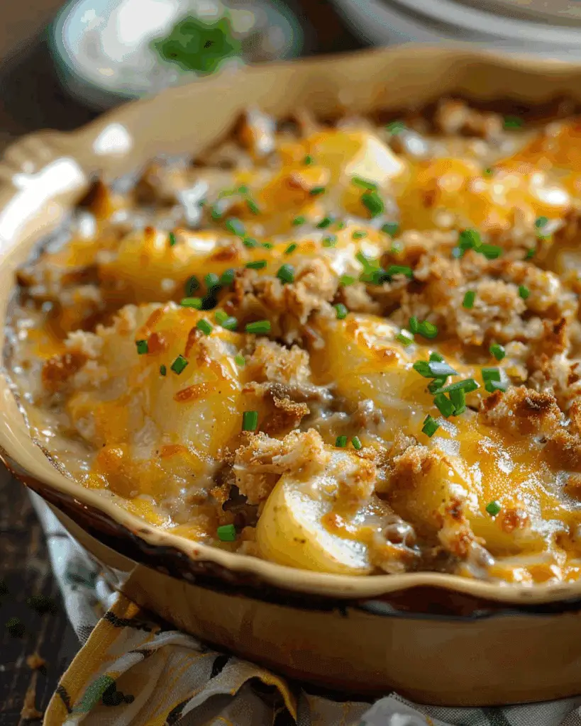 Slow Cooker Cowboy Potato Casserole