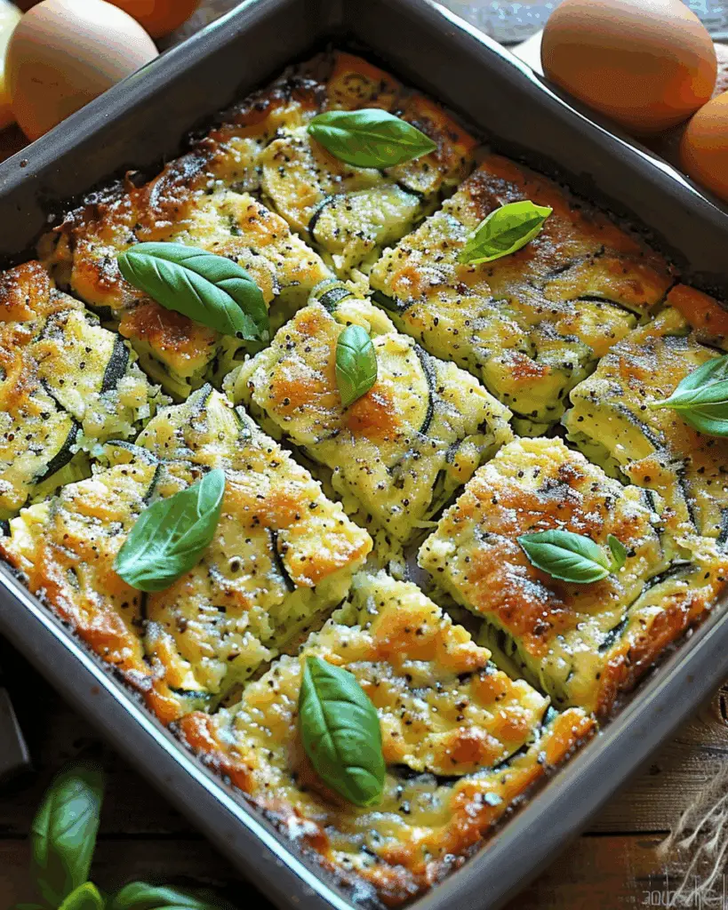 Zucchini Scarpaccia