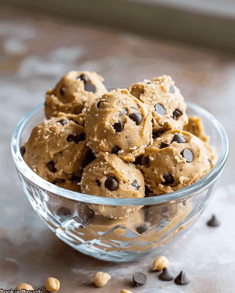 Chickpea “Cookie Dough” Recipe