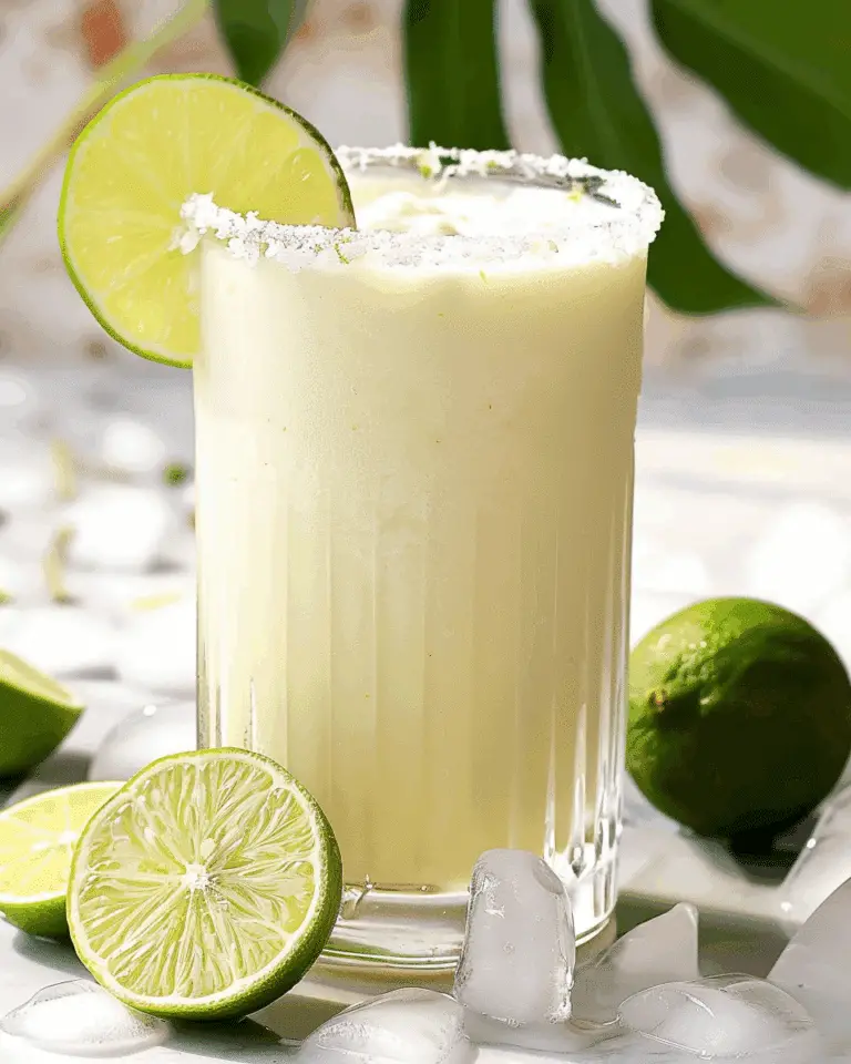 Creamy Coconut Milk Brazilian Lemonade (Limeade)