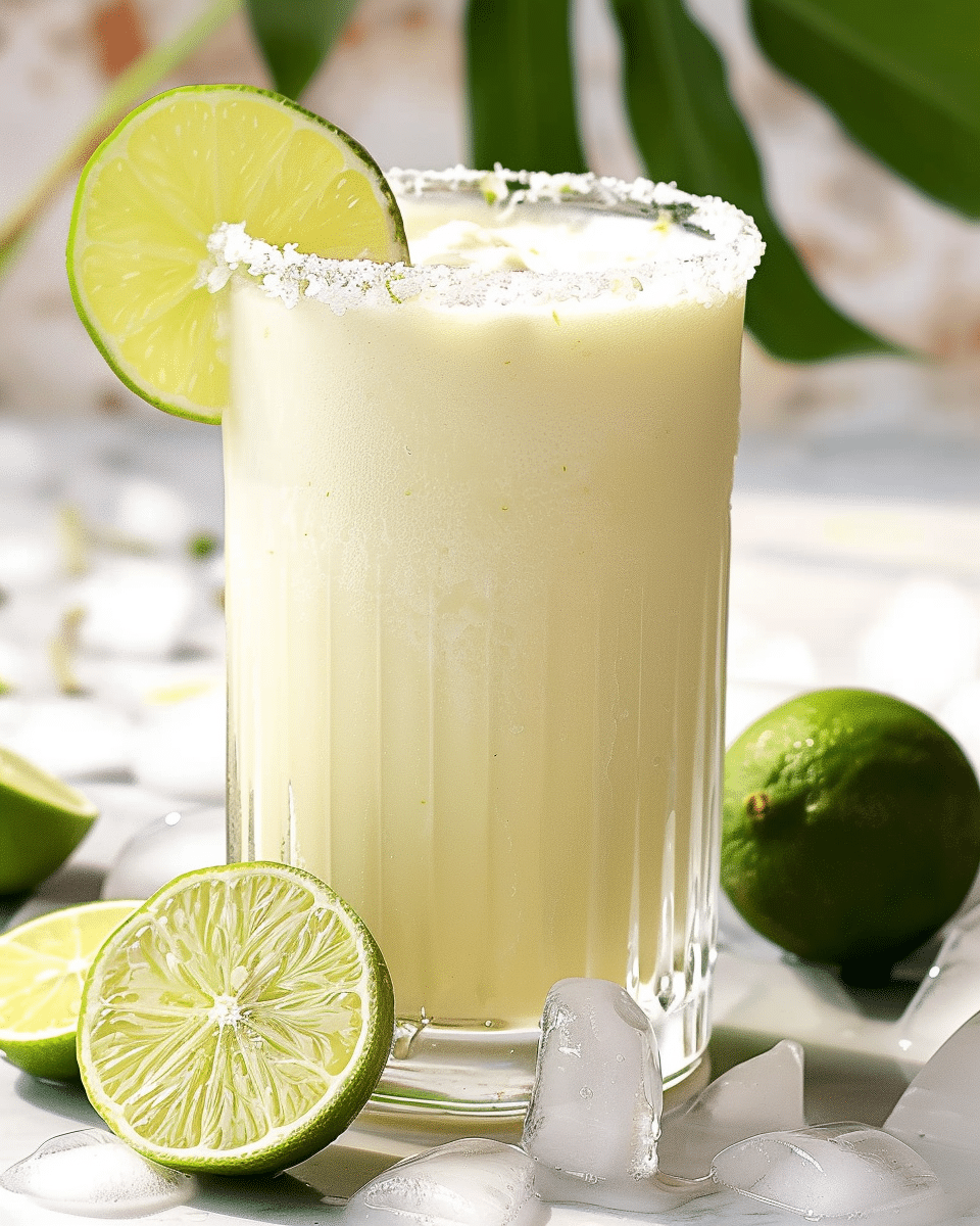 Creamy Coconut Milk Brazilian Lemonade (Limeade)
