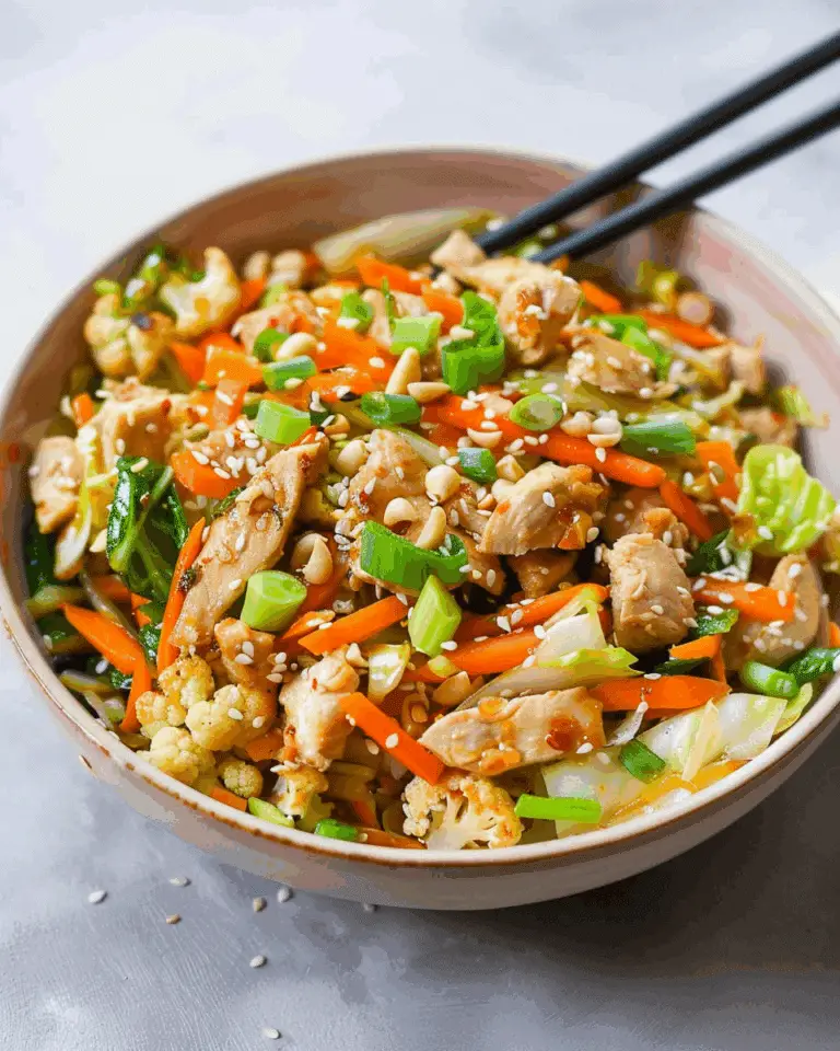 Egg Roll In A Bowl (With Chicken)