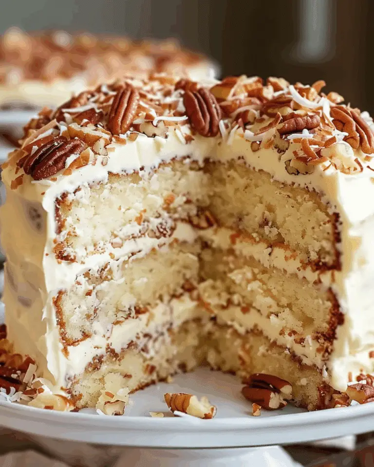 Coconut Pecan Buttermilk Cake