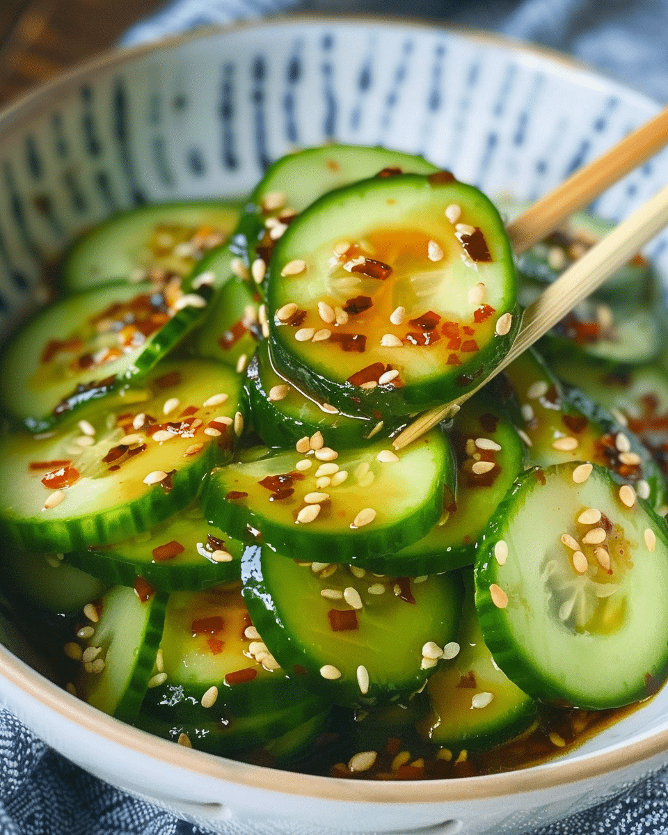 Easy Asian Cucumber Salad