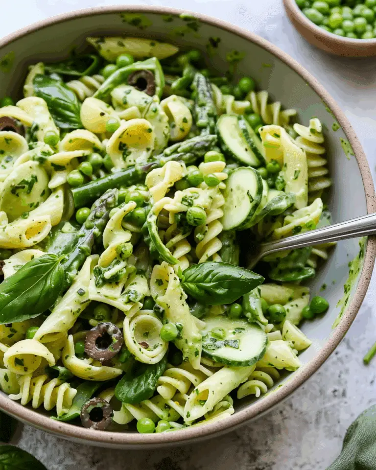 Green Goddess Pasta Salad Recipe