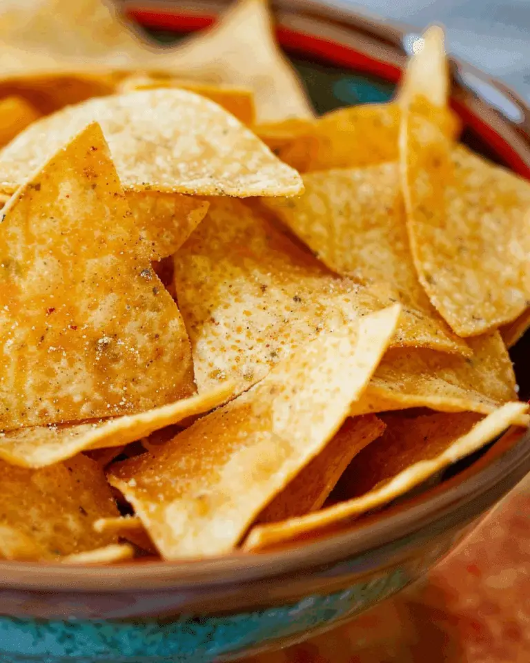 Homemade Cool Ranch Corn Chips