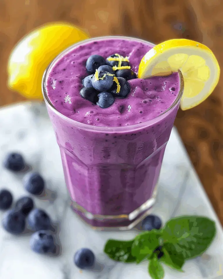 Lemon Blueberry Smoothie