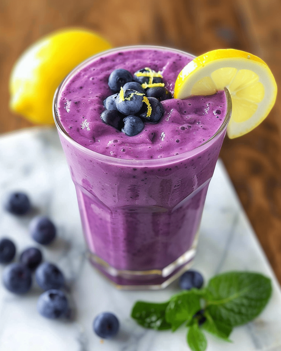 Lemon Blueberry Smoothie