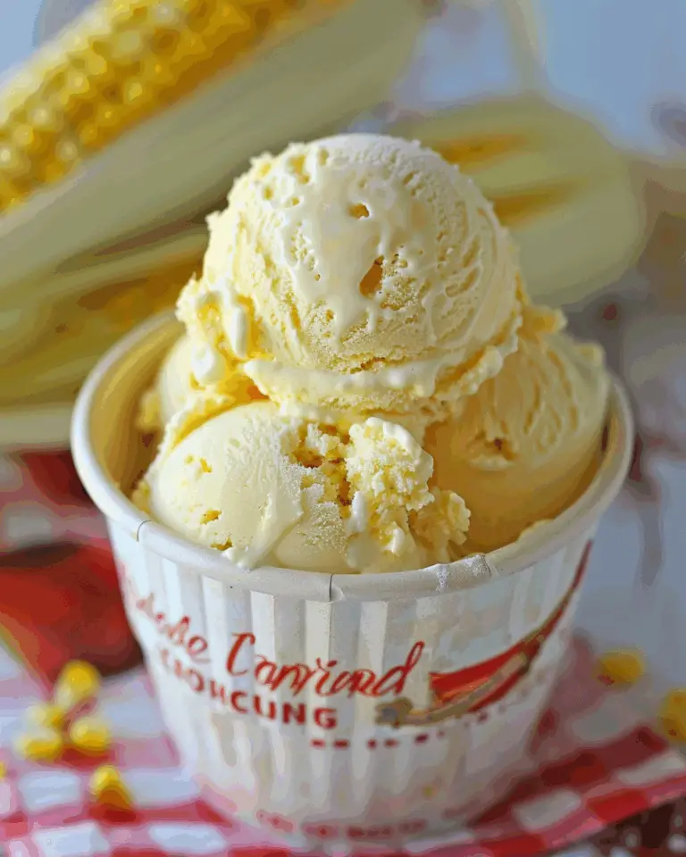 Salted Sweet Corn Ice Cream Recipe
