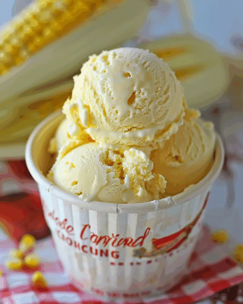 Salted Sweet Corn Ice Cream Recipe