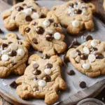 Teddy Bear Chocolate Chip Cookies (with EASY ICING RECIPE!)