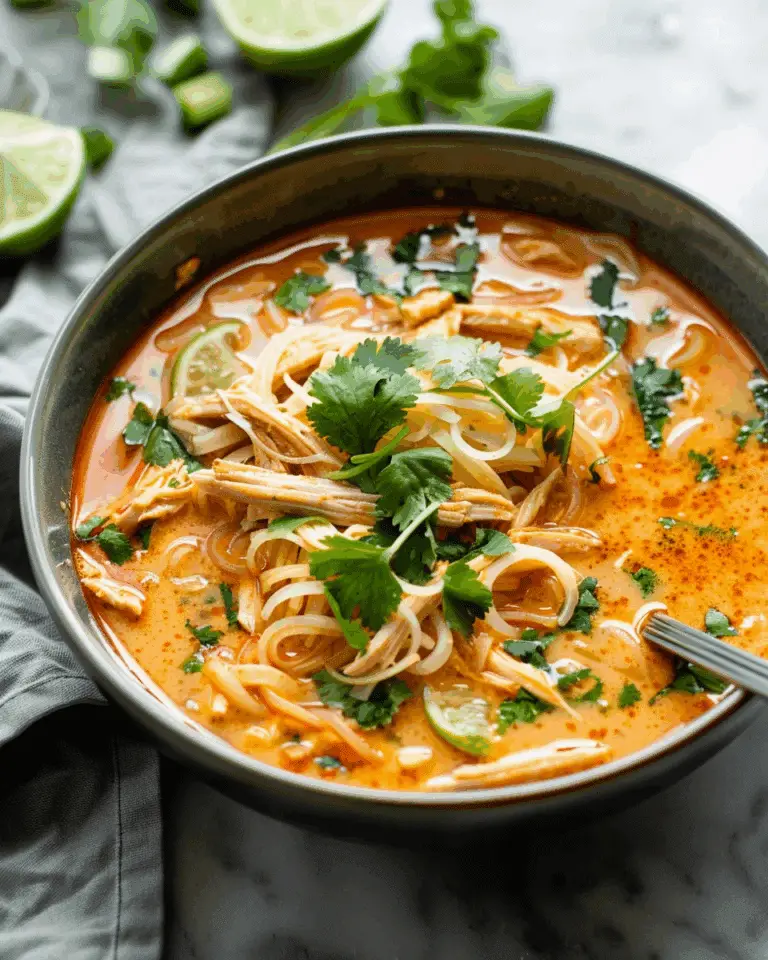 Easy Thai Chicken Curry Soup