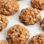 Healthy Carrot Cake Oatmeal Cookies