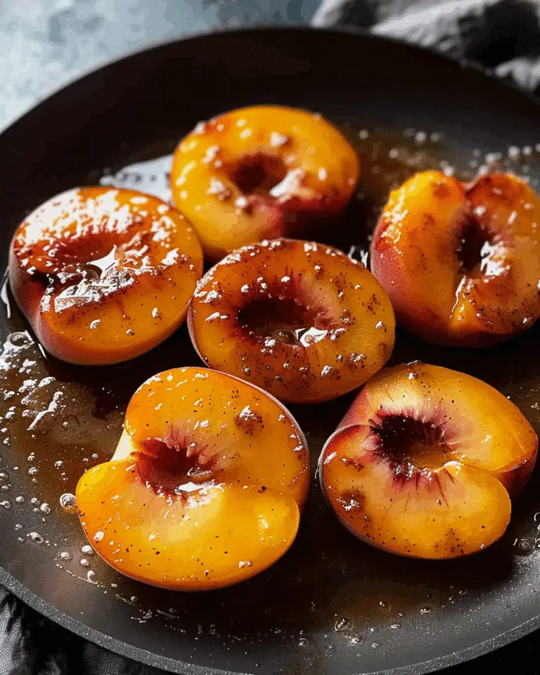 Pan-Fried Peaches: A Quick and Delicious Dessert