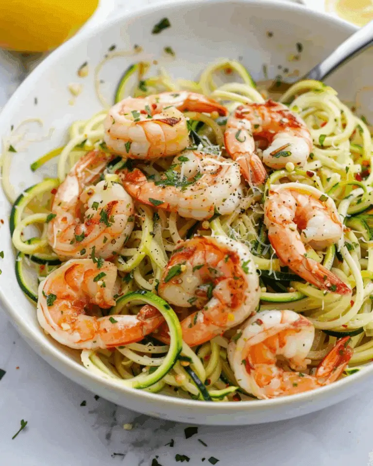 Shrimp Scampi with Zoodles