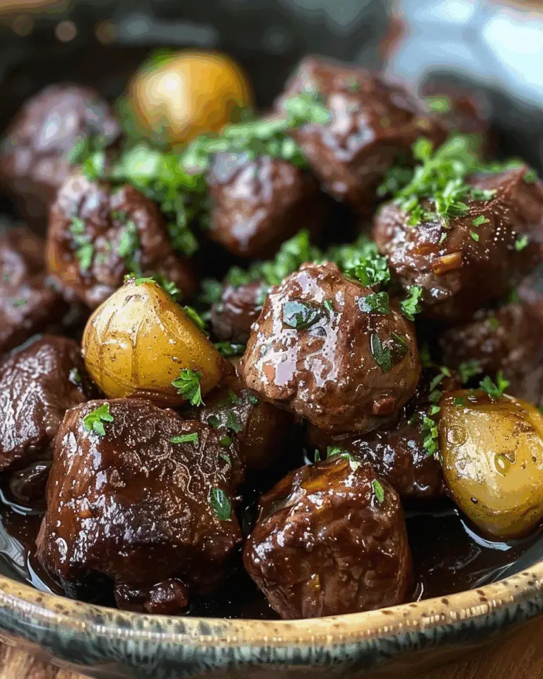 Garlic Butter Beef Bites with Potatoes