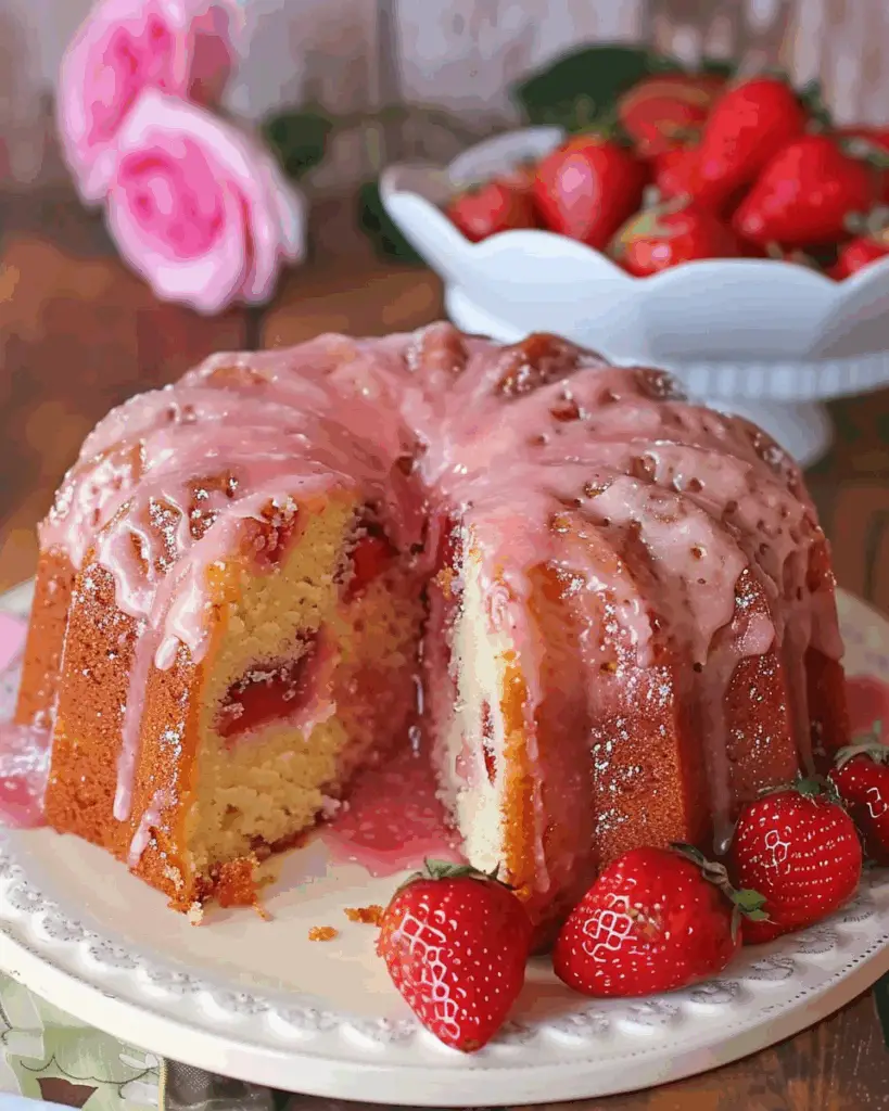 Strawberry Pound Cake Recipe