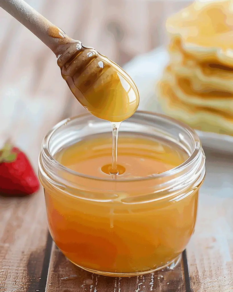 Easy Vanilla Blond Syrup (Dutch Honey)