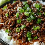 Korean Ground Beef Bowl