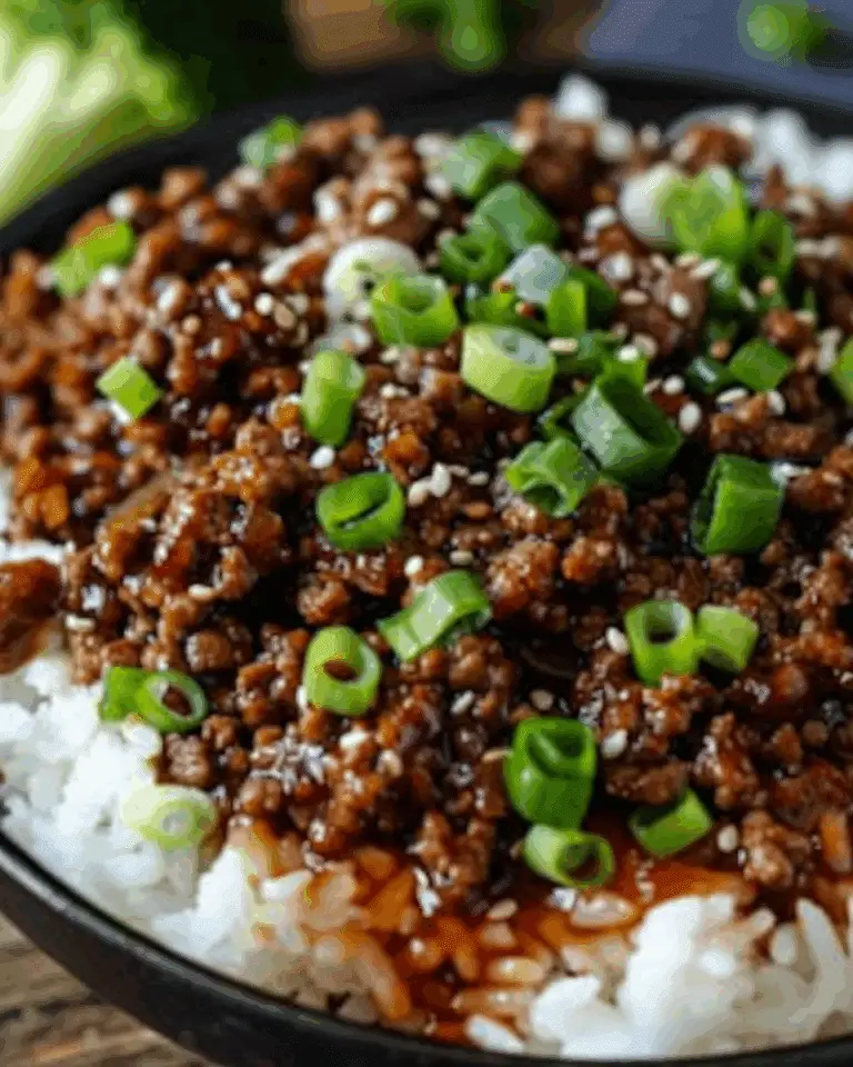Korean Ground Beef Bowl