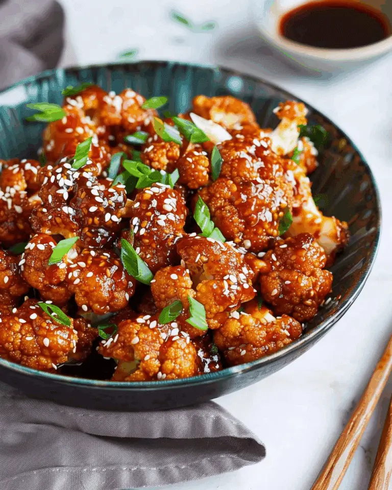 Sticky Sesame Cauliflower