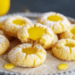 Lemon Curd Thumbprint Cookies