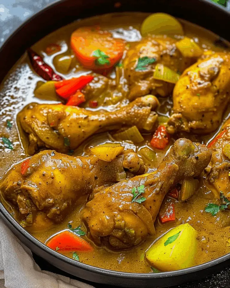 Authentic Jamaican Curry Chicken