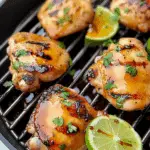 Honey Lime Grilled Chicken Thighs