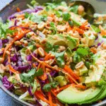 Shredded Thai Salad with Avocado