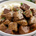 Slow Cooker Garlic Butter Steak Bites
