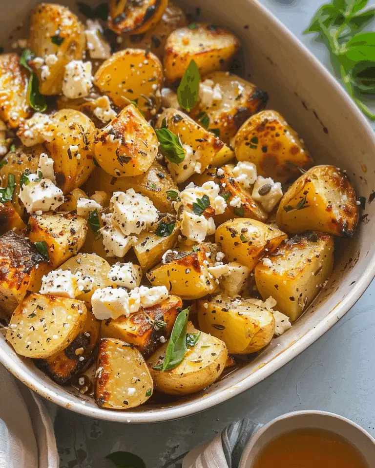 Baked Feta Potatoes