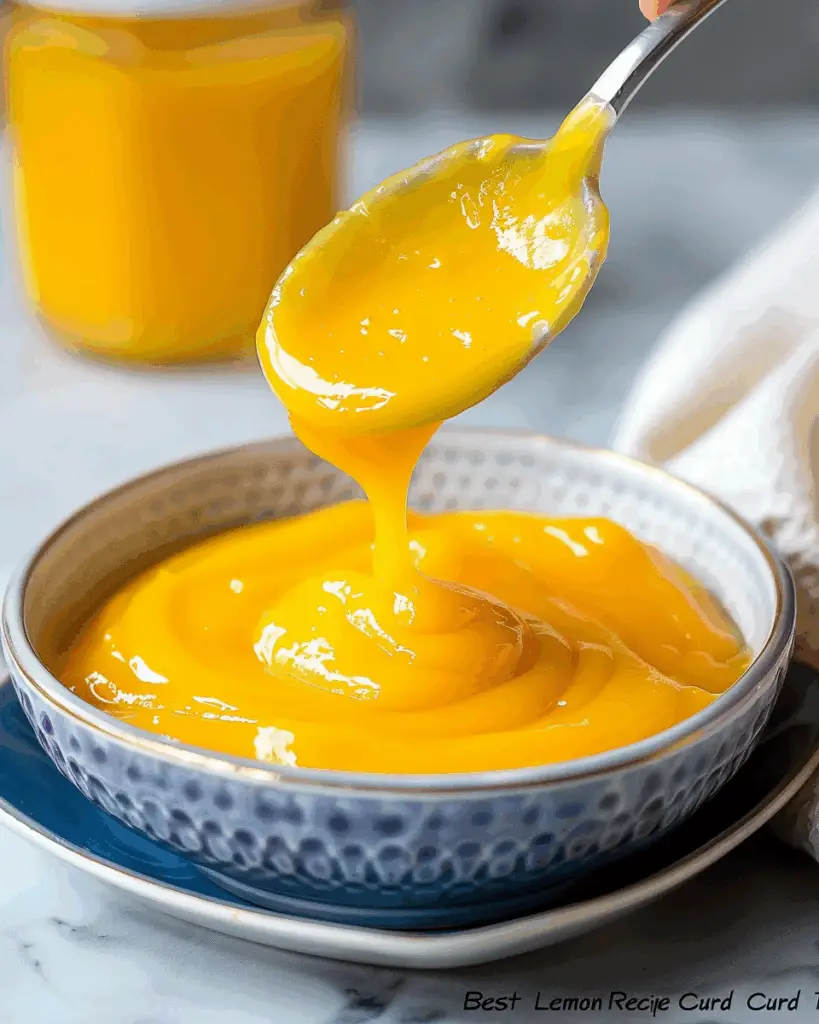 Best Lemon Curd Recipe