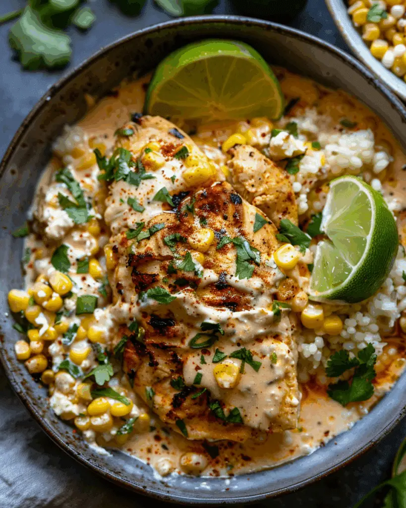 Slow Cooker Street Corn Chicken