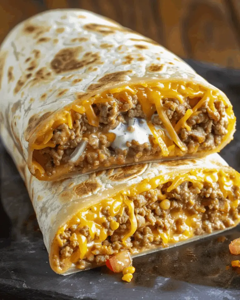 Taco Bell Quesarito Cheesy