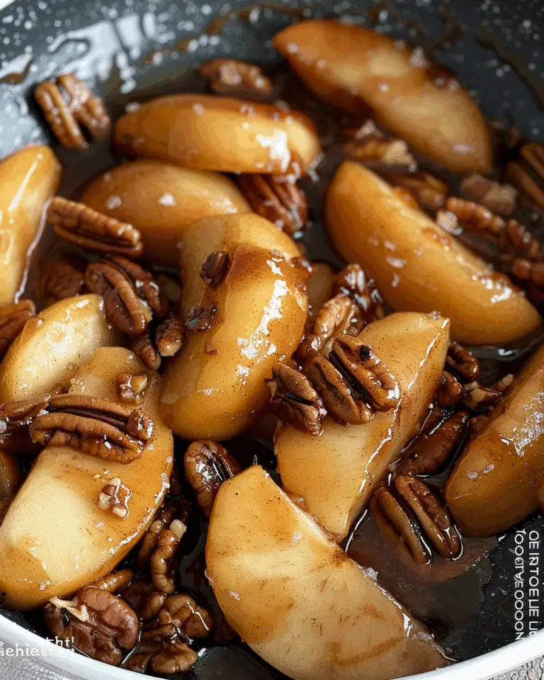Cinnamon Southern Fried Apples with Pecans