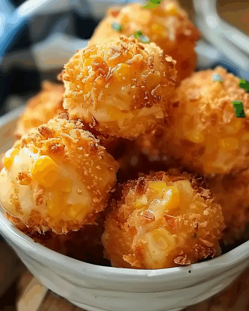 Crispy Corn Cheese Bites