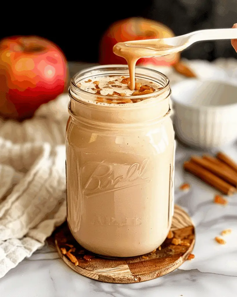 Homemade Caramel Apple Creamer