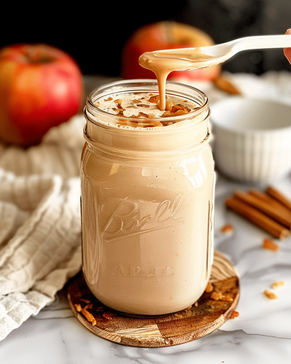 Homemade Caramel Apple Creamer