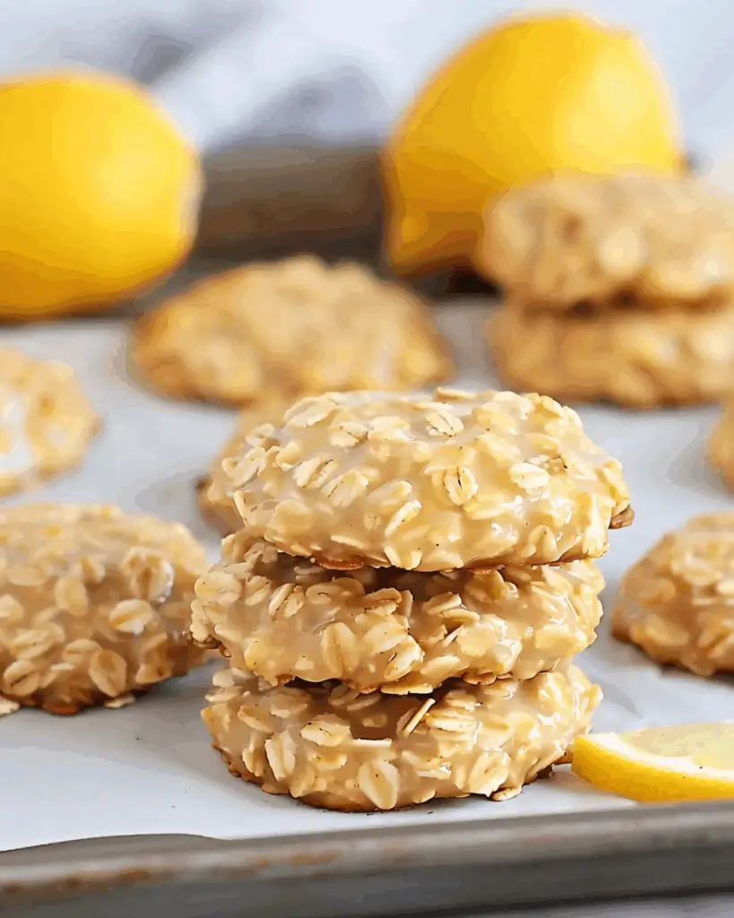 Lemon Oatmeal Cookies No-Bake Recipe