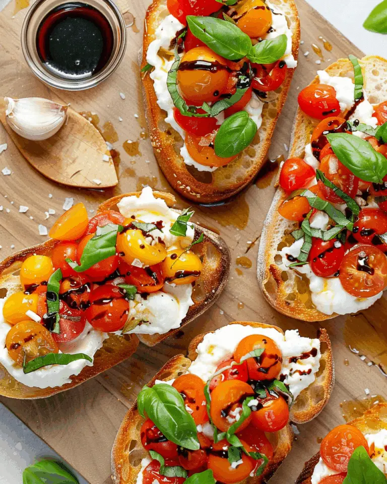 Burrata Bruschetta
