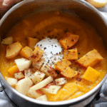 Roasted Butternut Squash Soup with Apple