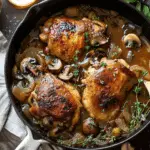 Cider Braised Chicken with Caramelized Onions