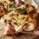 Mortadella Pizza Sandwich