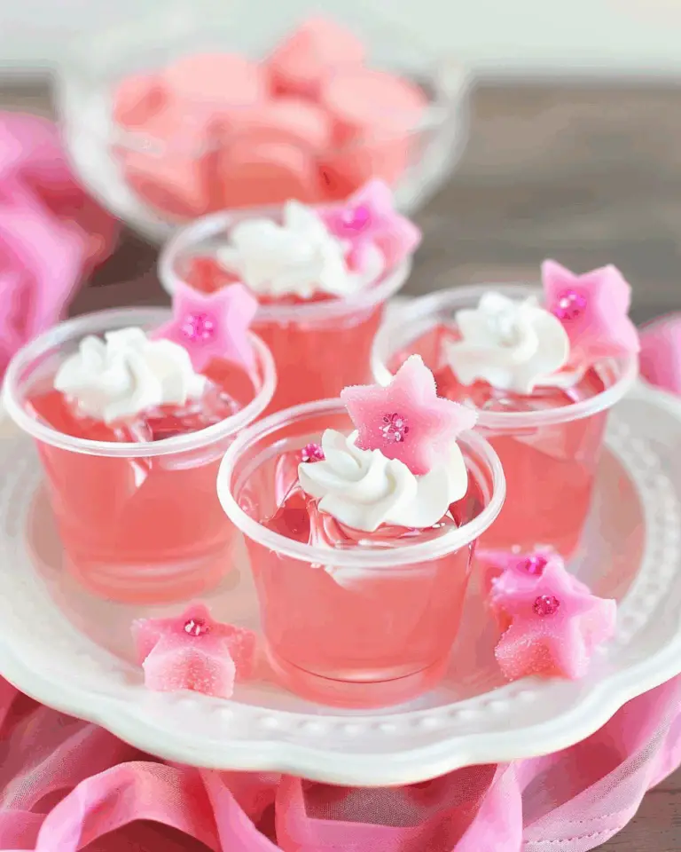 Pink Starburst Jello Shots Recipe