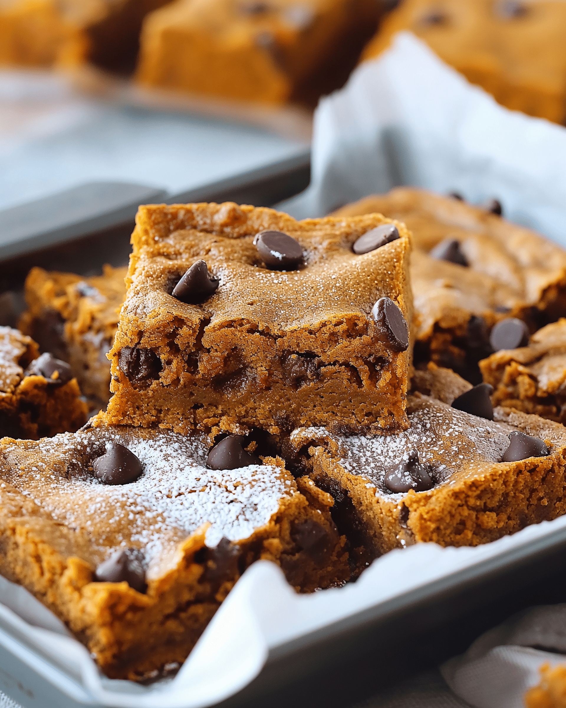 Pumpkin Blondies