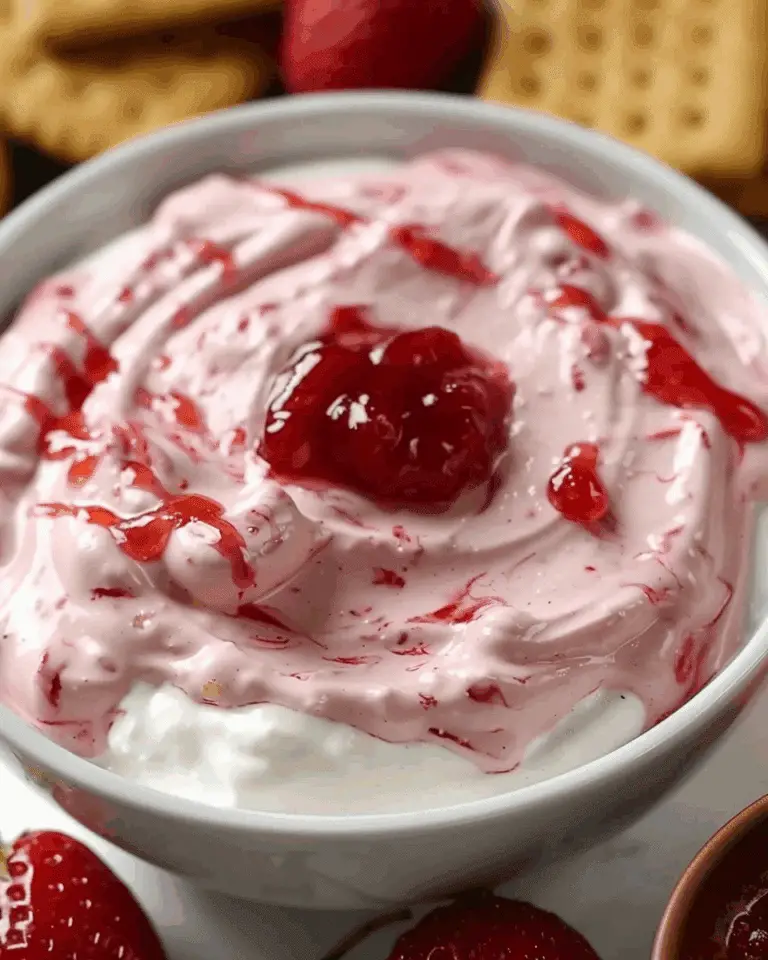 Strawberry Cheesecake Dip (No-Bake, Creamy & Crowd-Pleasing)